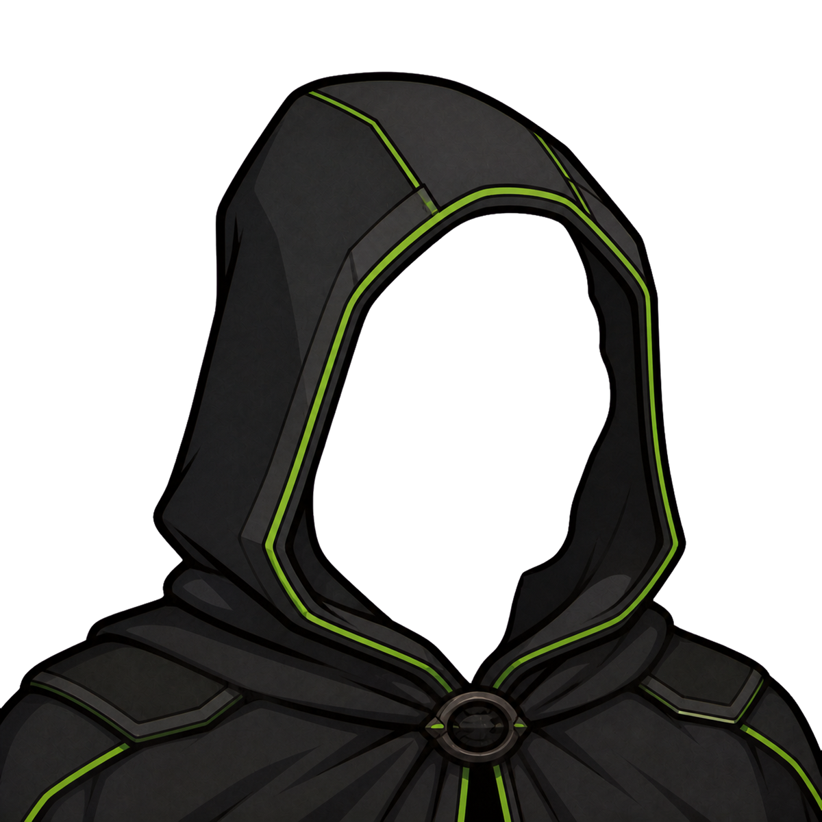 The black standard issue Hood